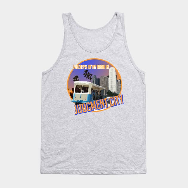 Judgment City Tank Top by PopCultureShirts